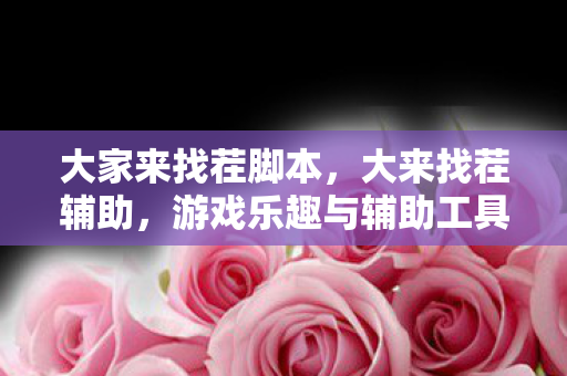 大家来找茬脚本，大来找茬辅助，游戏乐趣与辅助工具的边界