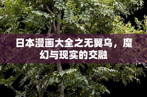 日本漫画大全之无翼乌，魔幻与现实的交融