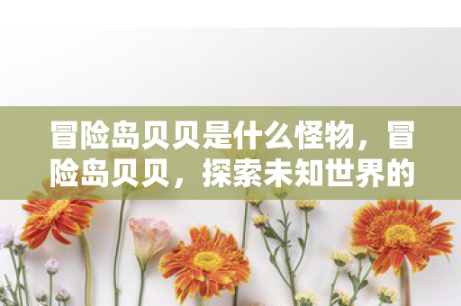 冒险岛贝贝是什么怪物，冒险岛贝贝，探索未知世界的奇妙之旅