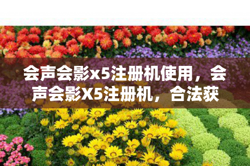 会声会影x5注册机使用，会声会影X5注册机，合法获取软件授权的正确途径