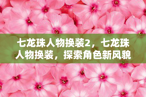 七龙珠人物换装2，七龙珠人物换装，探索角色新风貌