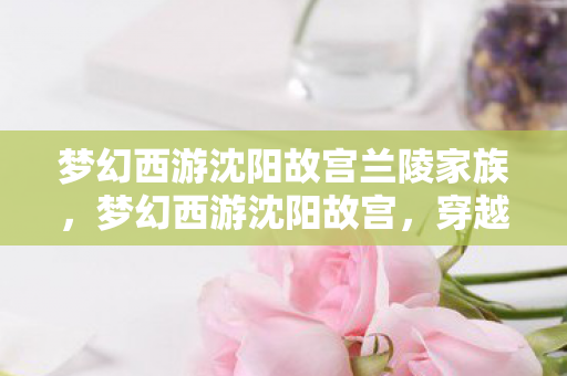 梦幻西游沈阳故宫兰陵家族，梦幻西游沈阳故宫，穿越千年的梦幻之旅