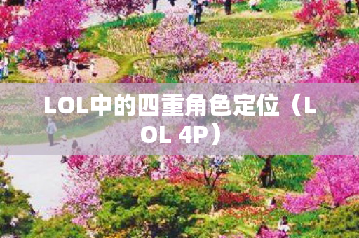 LOL中的四重角色定位（LOL 4P）