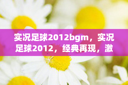 实况足球2012bgm，实况足球2012，经典再现，激情依旧