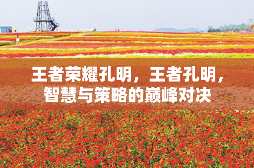 王者荣耀孔明，王者孔明，智慧与策略的巅峰对决