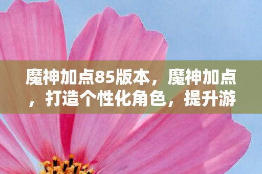 魔神加点85版本，魔神加点，打造个性化角色，提升游戏体验