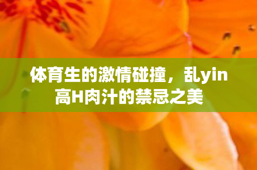 体育生的激情碰撞，乱yin高H肉汁的禁忌之美