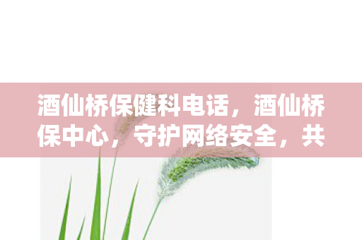 酒仙桥保健科电话，酒仙桥保中心，守护网络安全，共建和谐网络空间