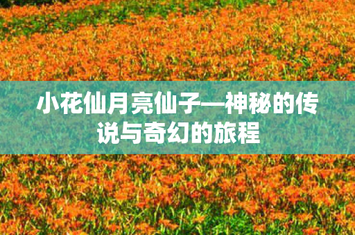小花仙月亮仙子—神秘的传说与奇幻的旅程