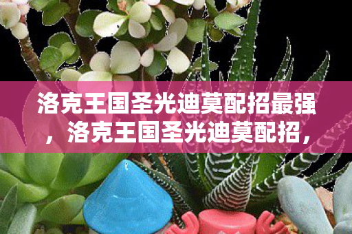 洛克王国圣光迪莫配招最强，洛克王国圣光迪莫配招，打造最强战斗阵容