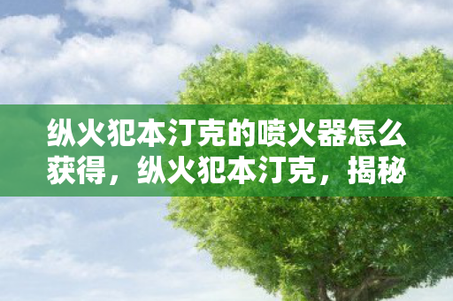 纵火犯本汀克的喷火器怎么获得，纵火犯本汀克，揭秘网络空间中的恶意破坏者