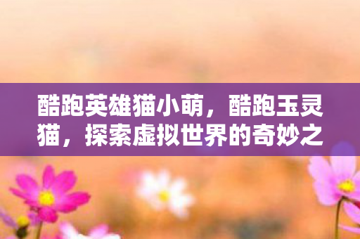 酷跑英雄猫小萌，酷跑玉灵猫，探索虚拟世界的奇妙之旅