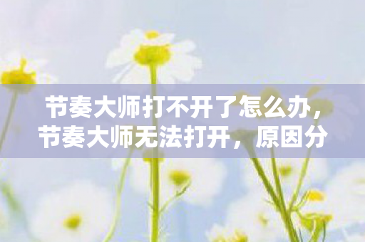 节奏大师打不开了怎么办，节奏大师无法打开，原因分析与解决建议