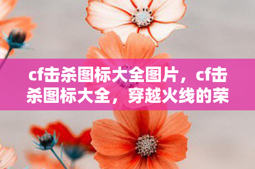 cf击杀图标大全图片，cf击杀图标大全，穿越火线的荣耀瞬间