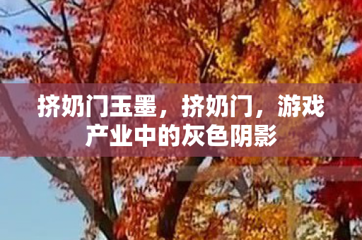 挤奶门玉墨，挤奶门，游戏产业中的灰色阴影
