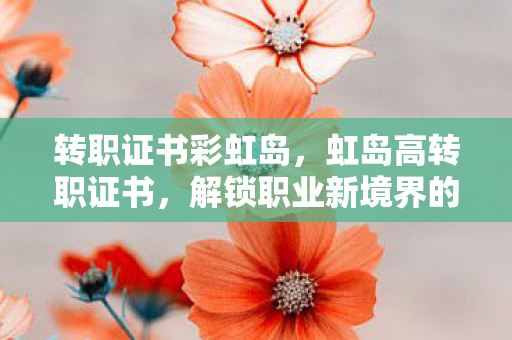 转职证书彩虹岛，虹岛高转职证书，解锁职业新境界的钥匙