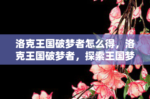 洛克王国破梦者怎么得，洛克王国破梦者，探索王国梦境的破碎与重建