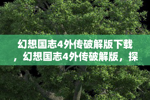 幻想国志4外传破解版下载，幻想国志4外传破解版，探索未知世界的奇幻之旅