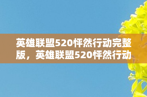 英雄联盟520怦然行动完整版，英雄联盟520怦然行动，爱的战场，情深意切