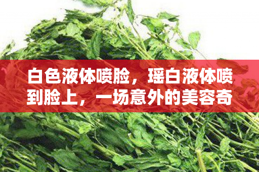 白色液体喷脸，瑶白液体喷到脸上，一场意外的美容奇遇