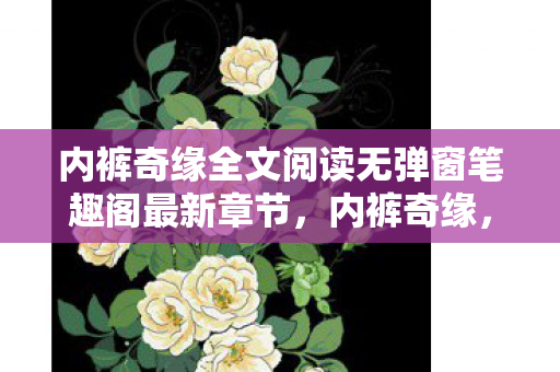 内裤奇缘全文阅读无弹窗笔趣阁最新章节,内裤奇缘,一场关于舒适与时尚的奇妙邂逅 内裤奇缘全文阅读无弹窗笔趣阁最新章节,内裤奇缘,一场关于舒适与时尚的奇妙邂逅