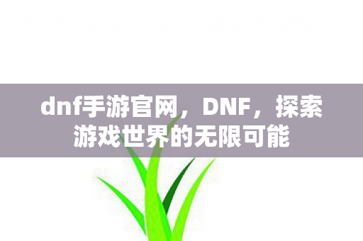 dnf手游官网，DNF，探索游戏世界的无限可能