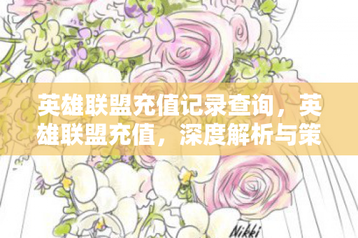 英雄联盟充值记录查询，英雄联盟充值，深度解析与策略建议