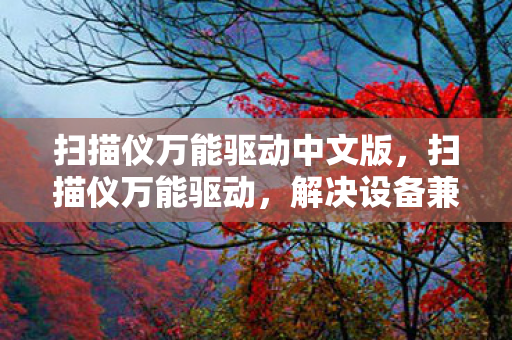 扫描仪万能驱动中文版，扫描仪万能驱动，解决设备兼容问题的利器