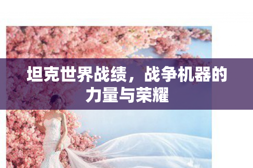 坦克世界战绩，战争机器的力量与荣耀