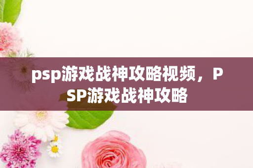 psp游戏战神攻略视频，PSP游戏战神攻略