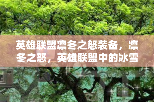 英雄联盟凛冬之怒装备，凛冬之怒，英雄联盟中的冰雪盛宴