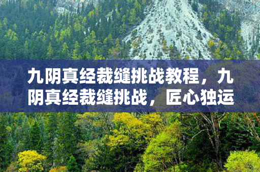 九阴真经裁缝挑战教程，九阴真经裁缝挑战，匠心独运，重塑经典