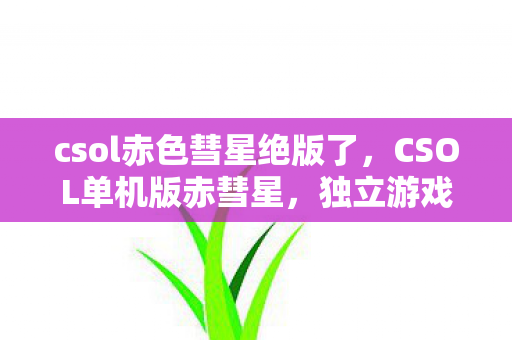 csol赤色彗星绝版了，CSOL单机版赤彗星，独立游戏的魅力与自由探索