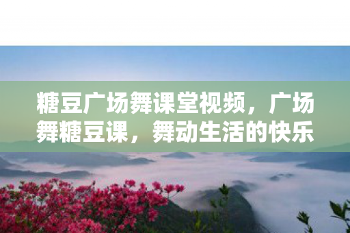 糖豆广场舞课堂视频，广场舞糖豆课，舞动生活的快乐旋律