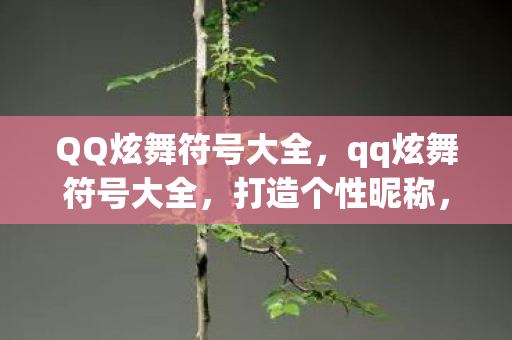 QQ炫舞符号大全，qq炫舞符号大全，打造个性昵称，闪耀你的炫舞世界