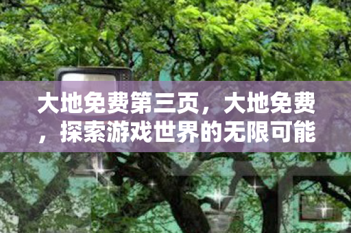 大地免费第三页，大地免费，探索游戏世界的无限可能