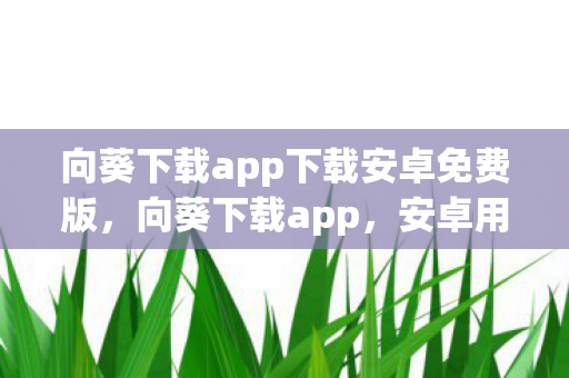 向葵下载app下载安卓免费版，向葵下载app，安卓用户免费获取资源的优选平台