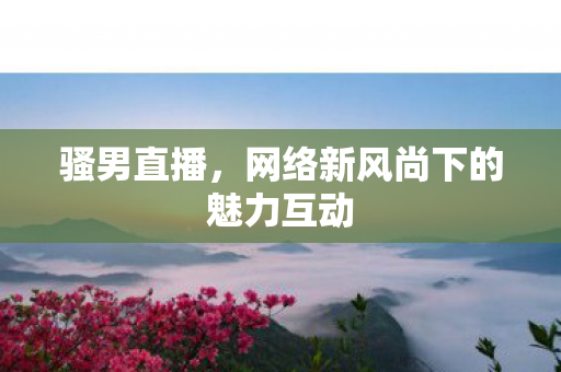 骚男直播，网络新风尚下的魅力互动
