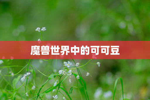 魔兽世界中的可可豆