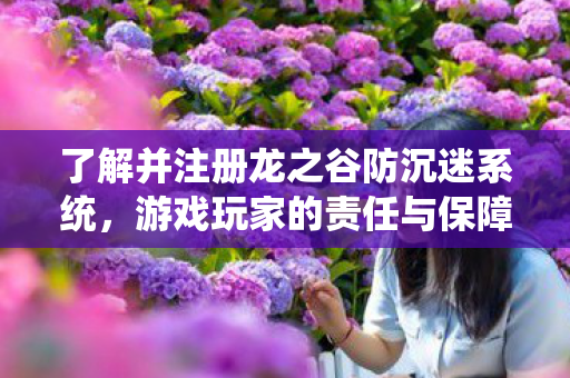 了解并注册龙之谷防沉迷系统，游戏玩家的责任与保障