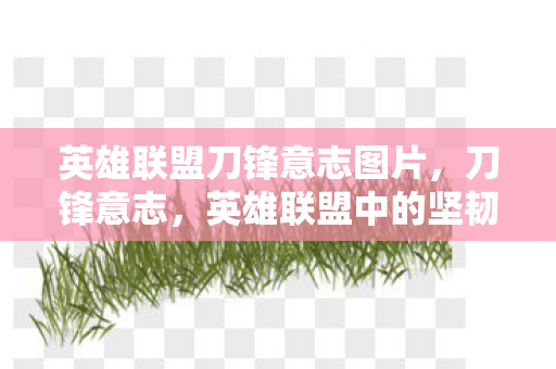 英雄联盟刀锋意志图片，刀锋意志，英雄联盟中的坚韧与荣耀