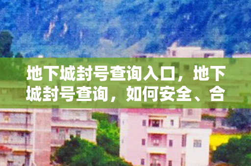 地下城封号查询入口，地下城封号查询，如何安全、合法地查询账号状态