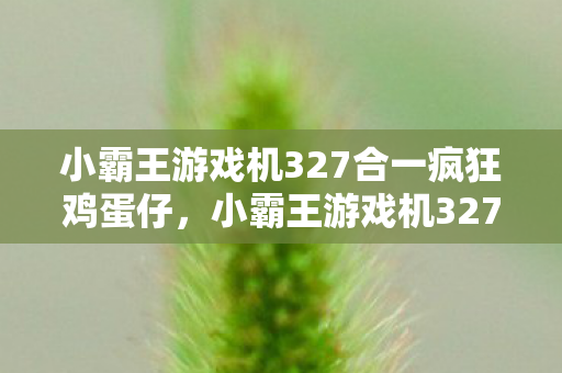 小霸王游戏机327合一疯狂鸡蛋仔，小霸王游戏机327合1，经典回忆的再现
