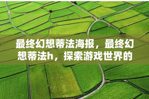 最终幻想蒂法海报，最终幻想蒂法h，探索游戏世界的魅力