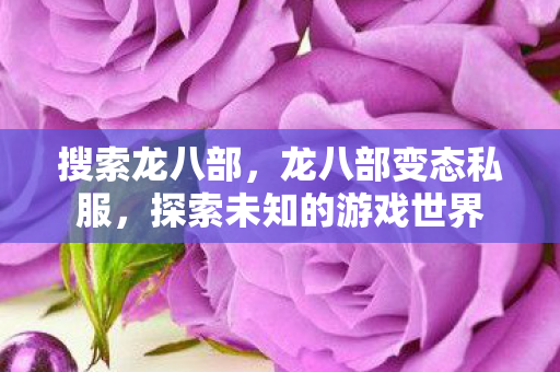 搜索龙八部，龙八部变态私服，探索未知的游戏世界