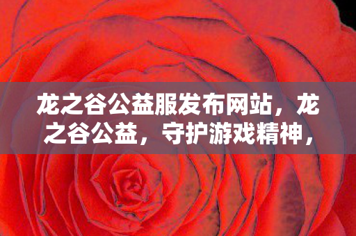 龙之谷公益服发布网站,龙之谷公益,守护游戏精神,共筑公益梦想 龙之谷公益服发布网站,龙之谷公益,守护游戏精神,共筑公益梦想