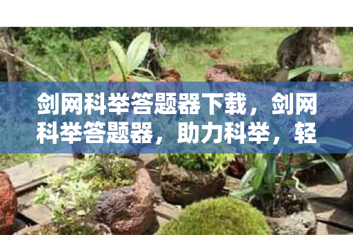 剑网科举答题器下载，剑网科举答题器，助力科举，轻松通关