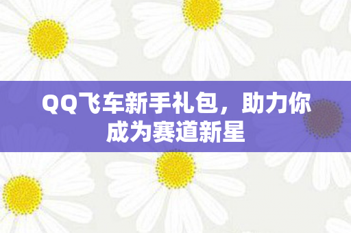 QQ飞车新手礼包，助力你成为赛道新星