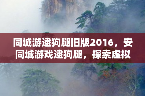 同城游逮狗腿旧版2016，安同城游戏逮狗腿，探索虚拟世界的无限可能