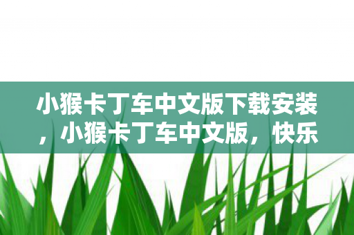 小猴卡丁车中文版下载安装，小猴卡丁车中文版，快乐竞速，无限可能